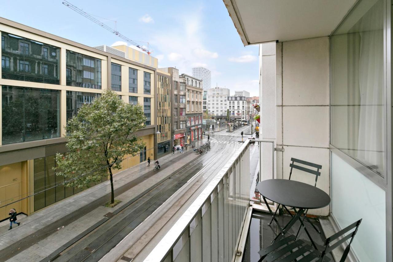 Studio In City Center With Terrace, Netflix - Wifi Antwerpen Exteriör bild